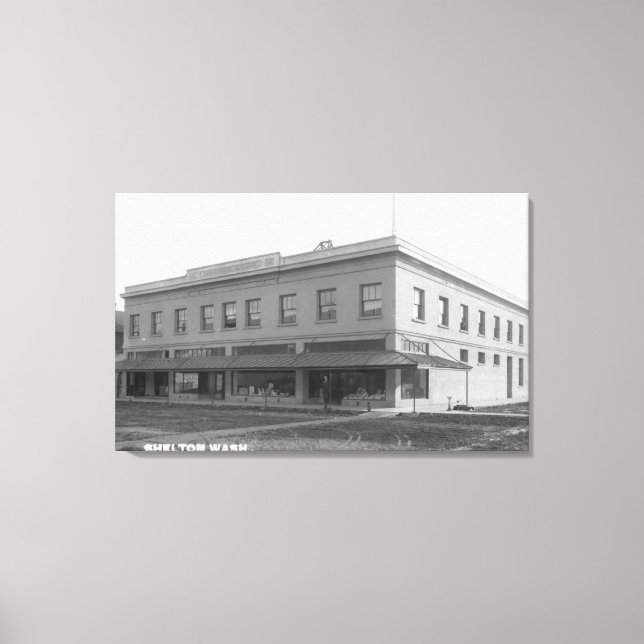 Lienzo Vista exterior de los lumbermens Bldg (Anverso)