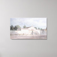 Vista exterior del anfiteatro de Astley, 1777