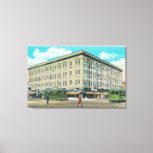 Lienzo Vista exterior del edificio Porter
