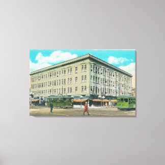 Lienzo Vista exterior del edificio Porter