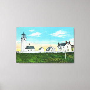 Lienzo Vista exterior del faro de Cabo Blanco