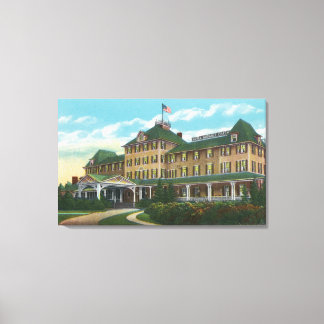 Lienzo Vista exterior del Hotel Ausable Chasm