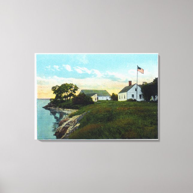 Lienzo Vista exterior del Hotel Congress Square (Anverso)