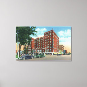 Lienzo Vista exterior del hotel de Mark Twain