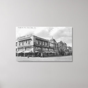 Lienzo Vista exterior del Hotel Occidental