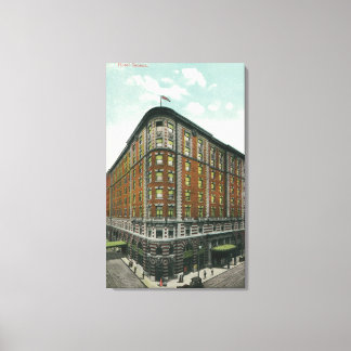 Lienzo Vista exterior del Hotel Seneca