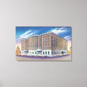 Lienzo Vista exterior del Hotel Sheraton en Copley