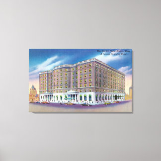 Lienzo Vista exterior del Hotel Sheraton en Copley
