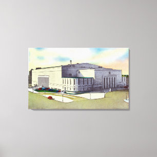 Lienzo Vista exterior del monumento del búfalo