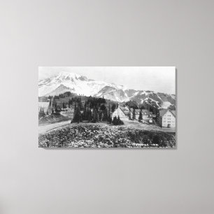 Lienzo Vista exterior del Paraíso Inn