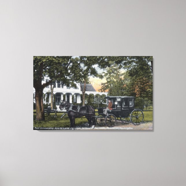 Lienzo Vista exterior del trimestre posterior (Anverso)