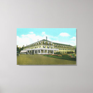Lienzo Vista exterior del Twin Mt House