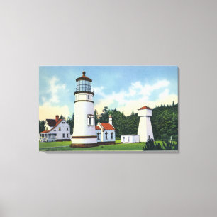 Lienzo Vista exterior del Umpqua LighthouseCoast