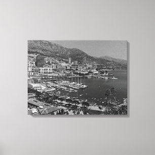 Lienzo Vista general de Mónaco Montecarlo