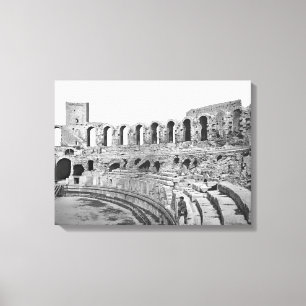 Lienzo Vista interior del amphitheatre