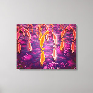 Lienzo Vista microscópica del Ligand que ata a un