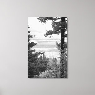 Lienzo Vista oeste desde el escudo de Sandia, Montañas,