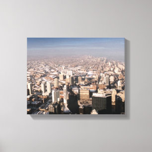 Lienzo Vista panorámica de la ciudad