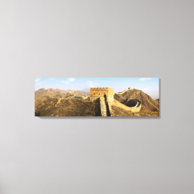 Lienzo Vista panorámica de la Gran Muralla, China 2 (Anverso)