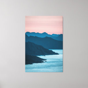 Lienzo Vista panorámica de Noruega Lofoten