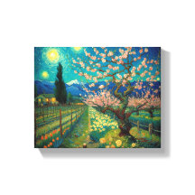 Vista panorámica de Vincent van Gogh Almond Blosso