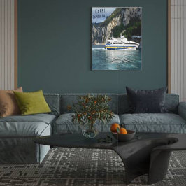 Lienzo Vista panorámica del barco de pasajeros Capri Ital