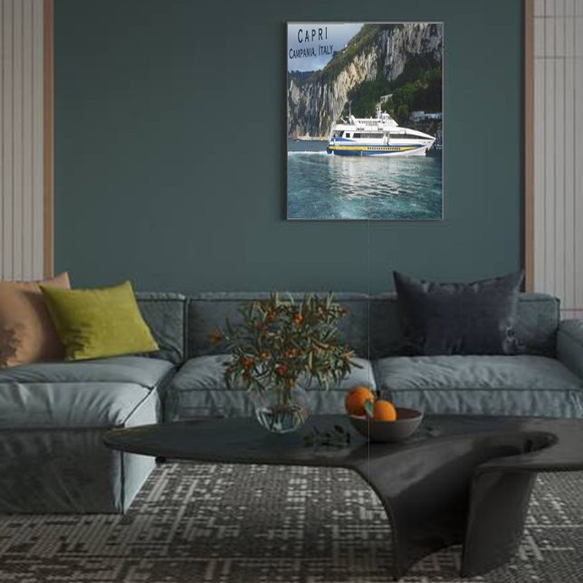 Lienzo Vista panorámica del barco de pasajeros Capri Ital (Subido por el creador)