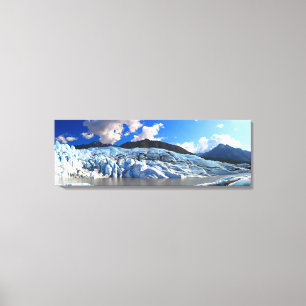 Lienzo Vista panorámica del glaciar Matanuska, Alaska