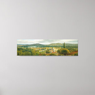 Lienzo Vista panorámica del Ile-de-France