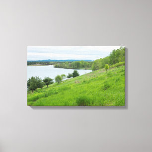 Lienzo Vista panorámica del lago Wazee