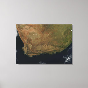 Lienzo Vista por satélite de Suráfrica