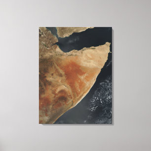 Lienzo Vista por satélite del cuerno de África