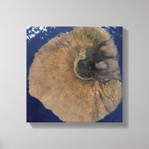 Lienzo Vista por satélite del soporte Fogo