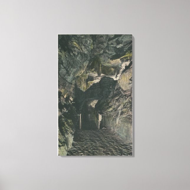 Lienzo Vista Rock de puente bajo equilibrio (Anverso)