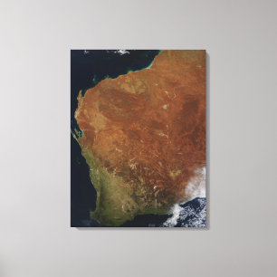 Lienzo Vista satelital de Australia Occidental