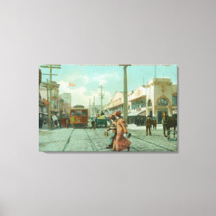 Lienzo Vista septentrional del St de Fillmore del St de