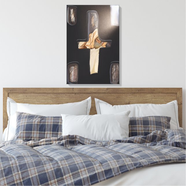 Lienzo Vista silenciosa ~ Cruciforme Window, Apuesta Emma (Insitu(Dormitorio))