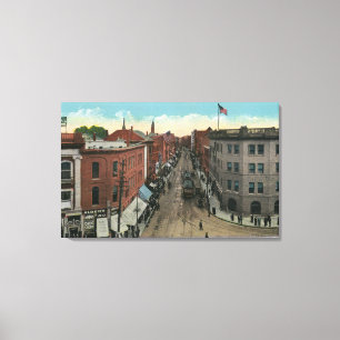 Lienzo Vista sur de Union Square y calle de Lisboa