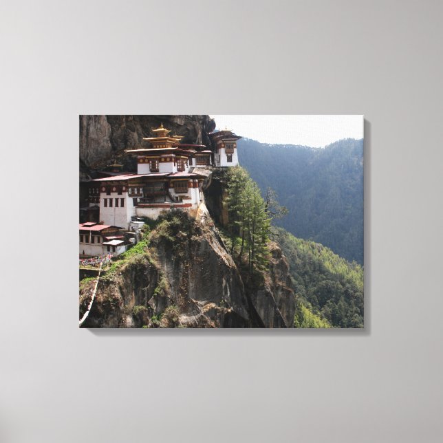 Lienzo vista taktsang (Anverso)