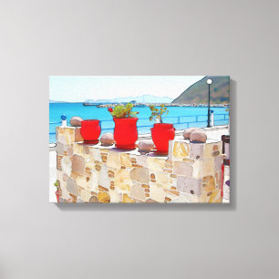 Lienzo Vistas al mar