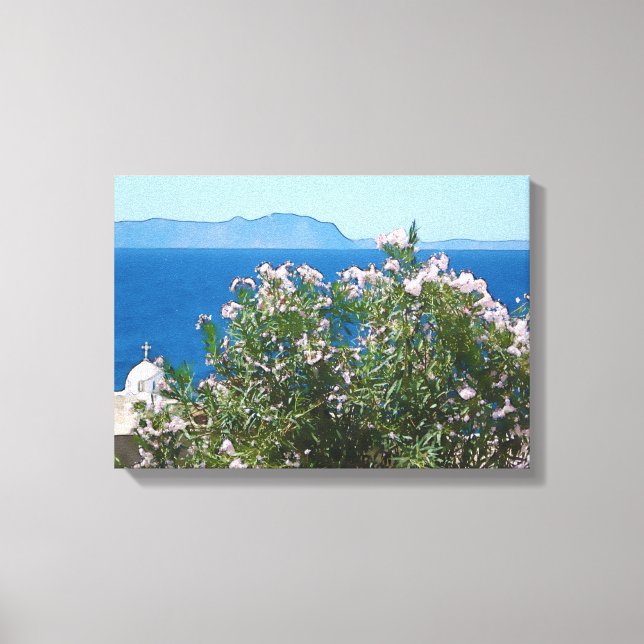 Lienzo Vistas al mar (Anverso)