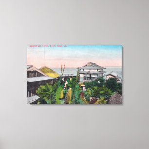 Lienzo Vistas al Tea Garden japonés