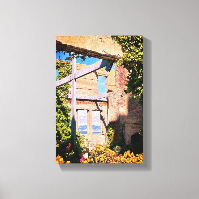 Lienzo Vistas desde la isla de Alcatraz (Anverso)