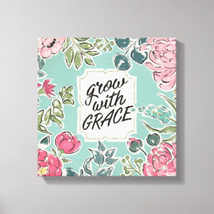 Lienzo Viva en la floración el   crecen con tolerancia