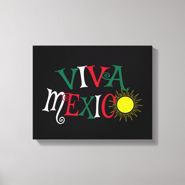 Lienzo Viva México (Anverso)