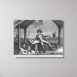 Lienzo Vivac del emperador Napoleon I