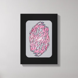 Lienzo Vivid Contrast: Modern Geometric Abstract Print