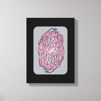 Lienzo Vivid Contrast: Modern Geometric Abstract Print