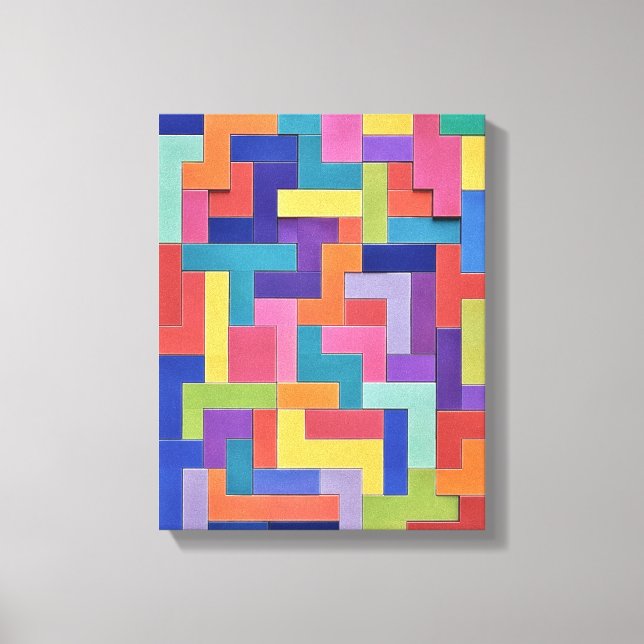 Lienzo  Vivid Grid (Anverso)