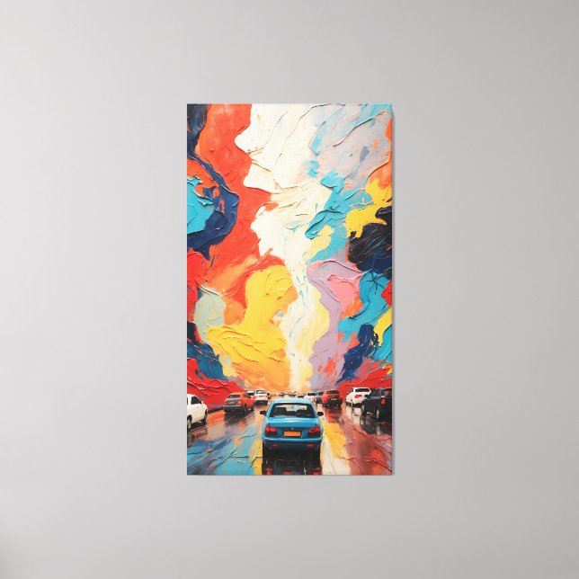 Lienzo Vivid Journey (Anverso)